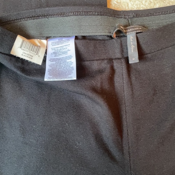 Crop Pants BCBG Black Elastic Waist Pants -M - Picture 2 of 10